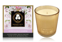 Load image into Gallery viewer, Rainier’s Gifts Classic Scented Candle (Honeysuckle Jasmine) - Aromatherapy, 11.5 oz, 55-65 Hours Average Burn Time